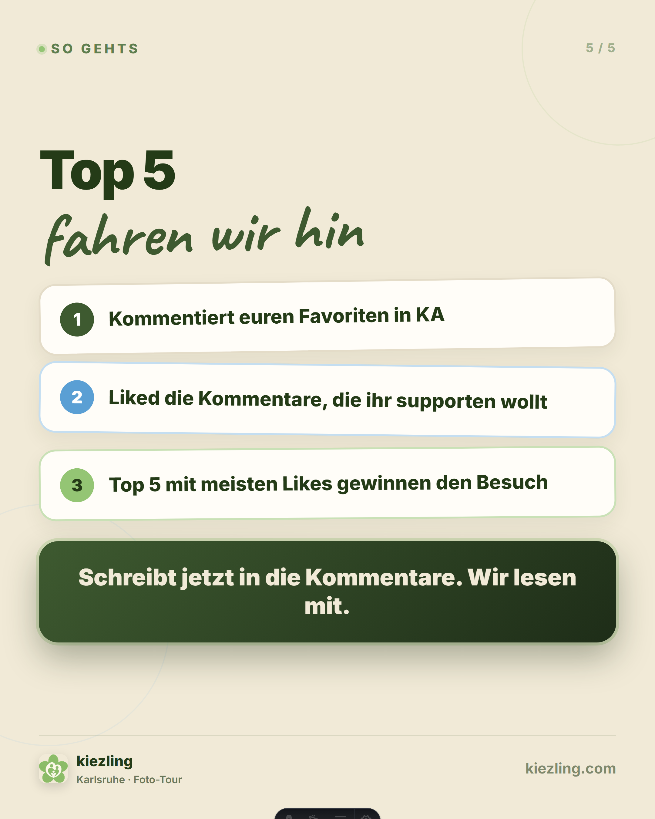 Slide 5: CTA · Jetzt mitmachen