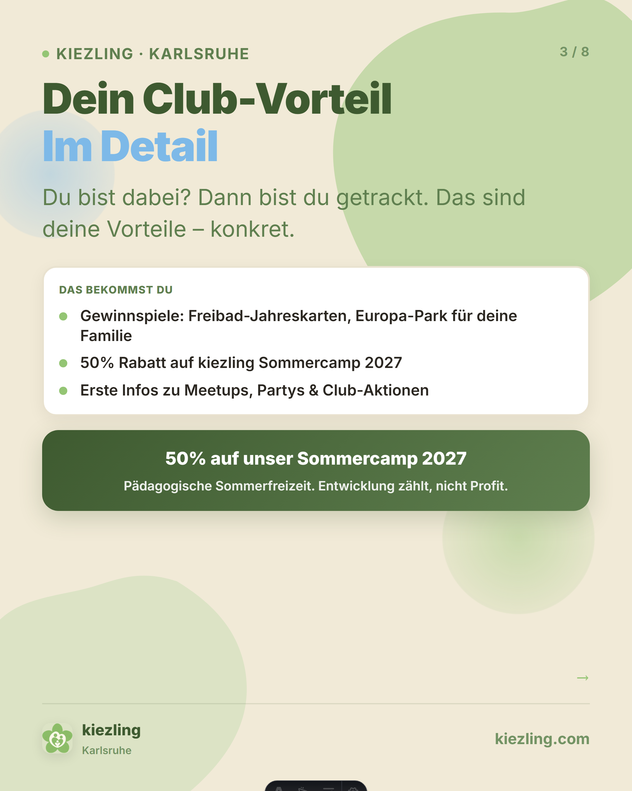 Slide 3: Club-Vorteile